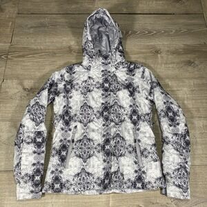 Columbia Women's Ski Jacket - Black and Gray Pattern